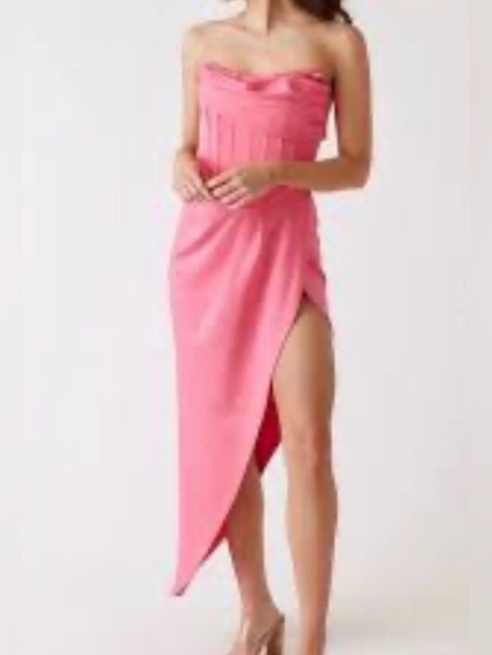 Fate Dress NWT Pink Asymmetric Cosplay Fairy Corset-like XS